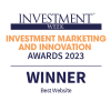 Investment Marketing Innovation Awards 2023 Best Website