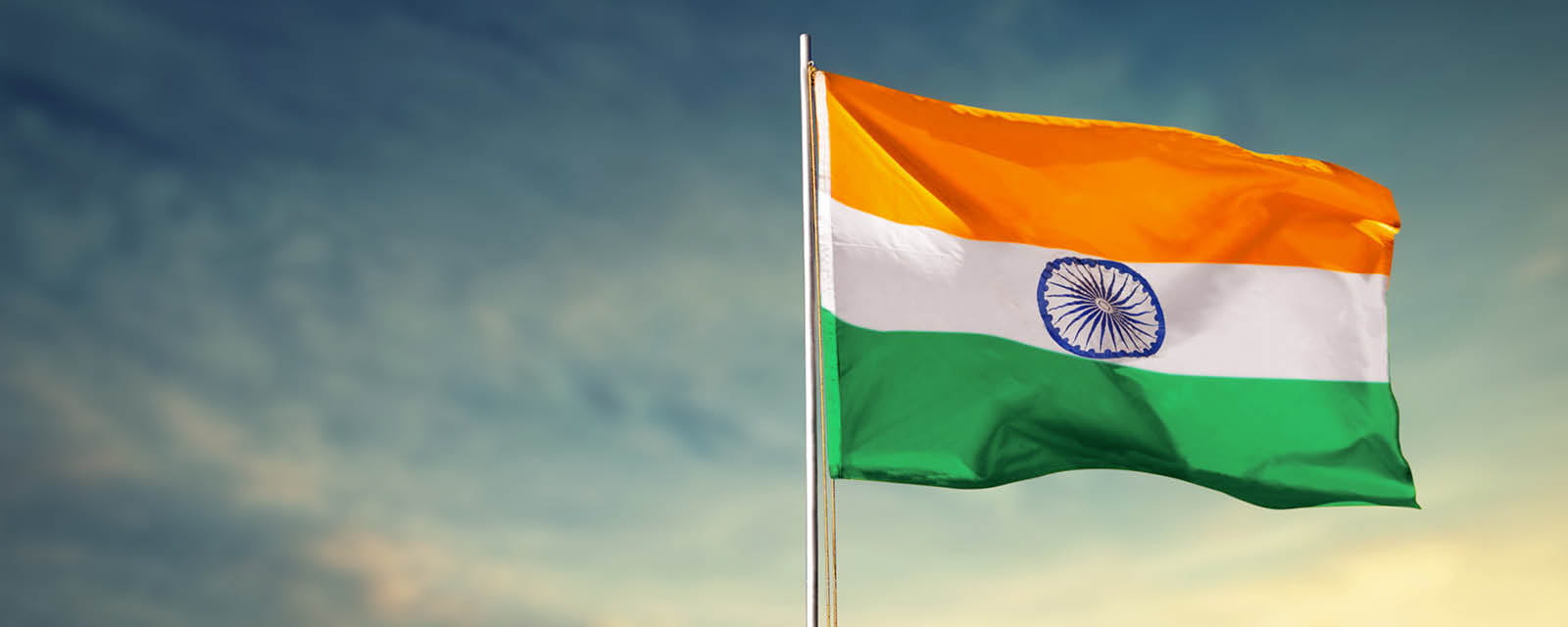 India Modi flag